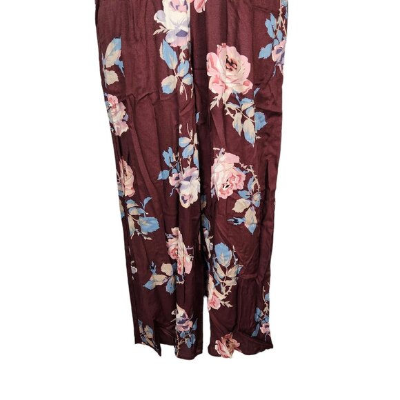 Show Me Your MuMu Jumpsuit SZ Small Cropped Floral Ruffle Jumpsuit - Picture 5 of 9